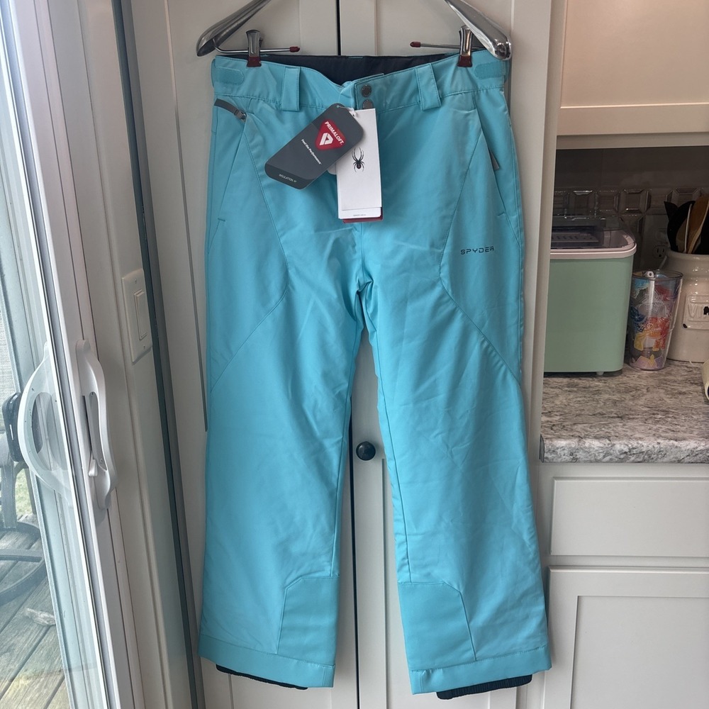 Spyder Girls Olympia Ski Pant K  18 Bahama Blue MSRP: $129